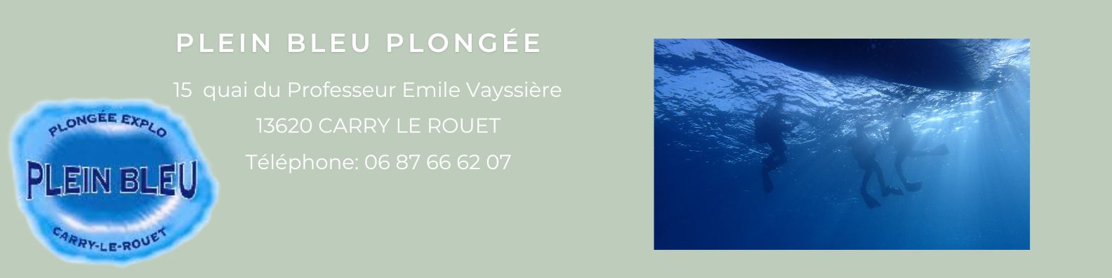plein bleu plongée
